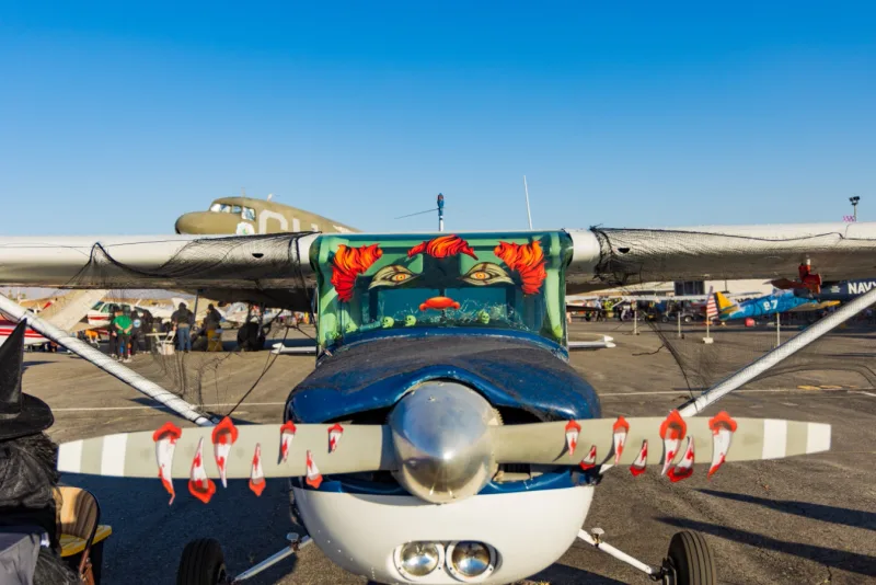 Halloween community fly-in